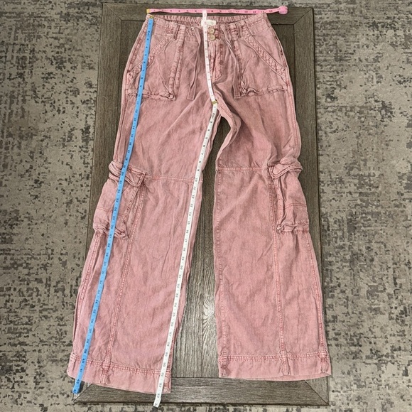 Pilcro Beach Cargo Pants Dried Coral - Picture 10 of 14